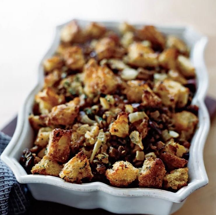 Chestnut Stuffing with Fennel
