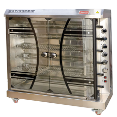 46″ Commercial Electric Rotisserie Grill, 6 Spits, 36 Chicken Capacity, 12kW 48195