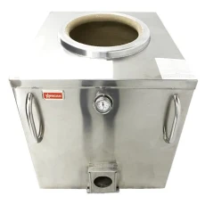 Omcan Stainless Steel Charcoal Tandoor Clay Oven 24 X 24 47438