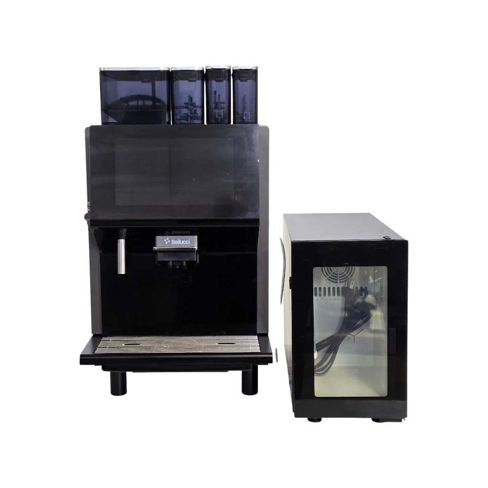 Restored Like New Bellucci Caffe Bar Plus Coffee & Cappuccino Machine with BR9 Milk Cooler