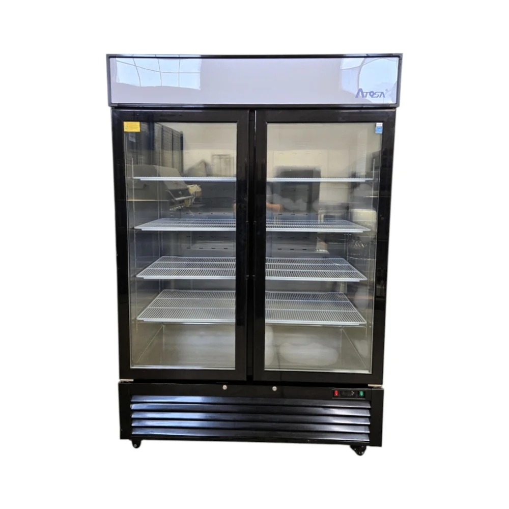 Restored Like New Atosa MCF8721ES Upright Freezer - 2 Glass Door - 54 Inch