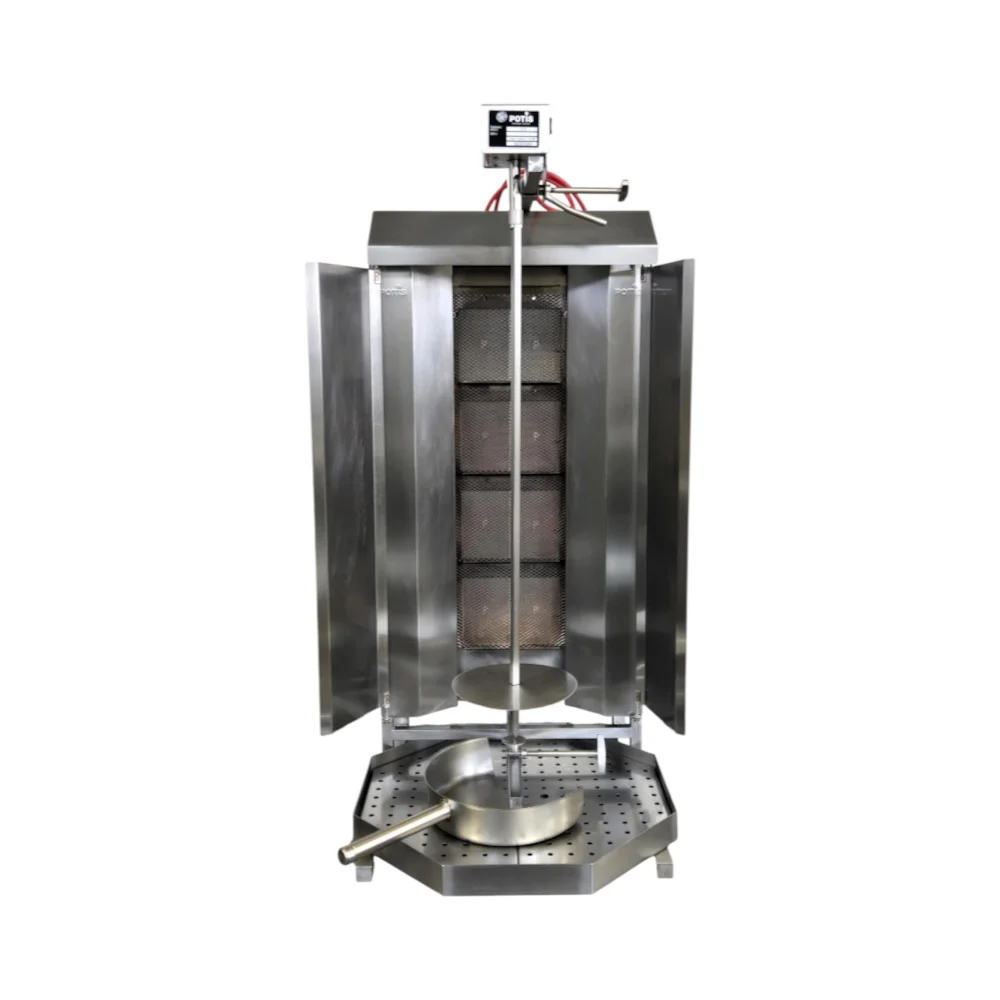 Restored Like New Potis MU-GD4 4 Burner Vertical Broiler - Nat Gas