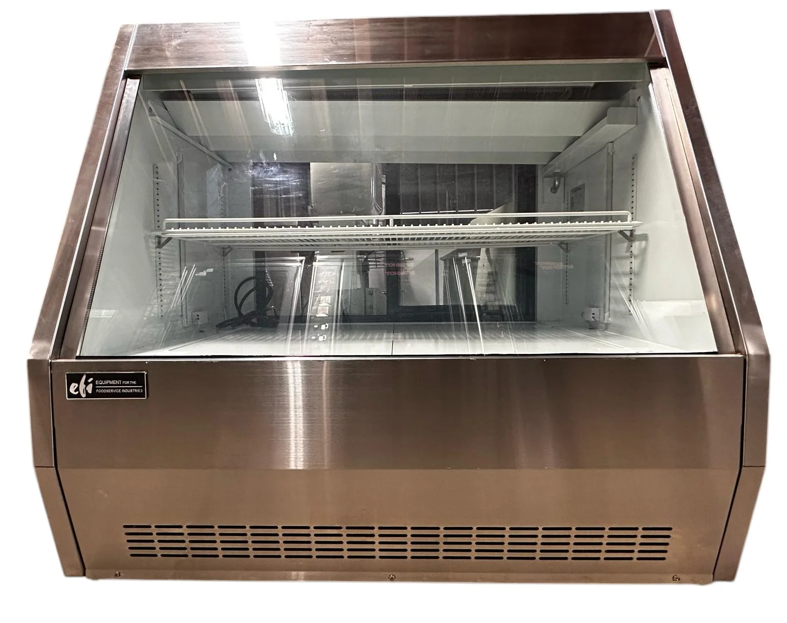 Restored Like New EFI CDS-1200S - Fridge - Display - Straight Glass - 47 Inch