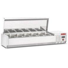59" Countertop Salad Display Refrigerated New Air NCSD-59-SL