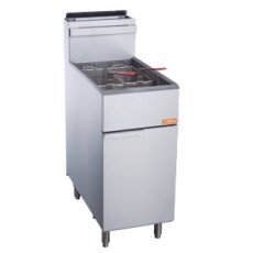 70 lbs. Capacity Gas Deep Fryer, NG or LP 150,000 BTU Brika BFR-70