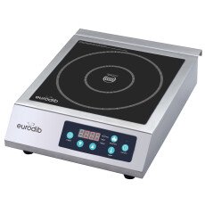Electric 3500 Watt Commercial 1 Burner Induction Cooker 220V Eurodib CI3500