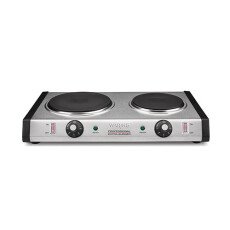 Electric 1300 Watt Cast-Iron Double Large Plate Waring WDB600-V