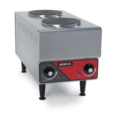 Electric 3000 Watt Countertop Double Burner Hot Plate Nemco 6311-V