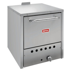 19.5″ Single Chamber Countertop Pizza Oven – Natural Gas 32,000 BTU Omcan 48080