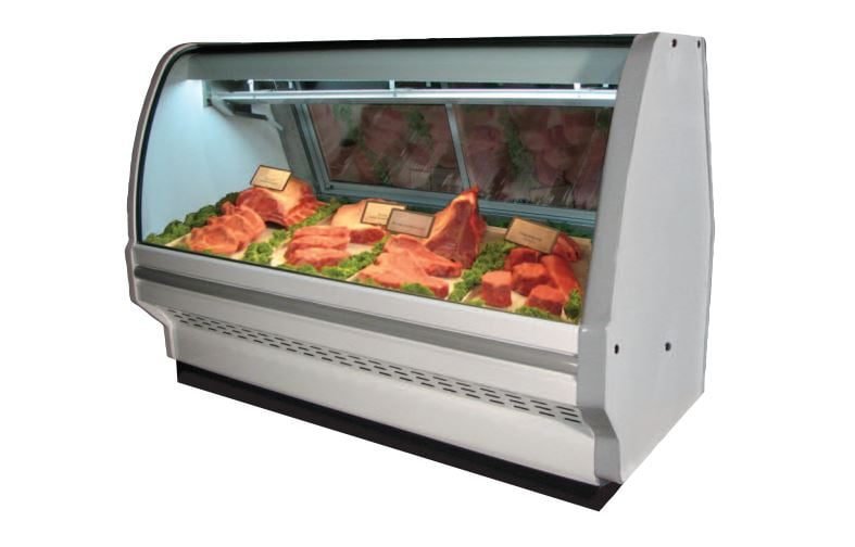 96" W Howard McCray Red Meat Service Case 40"D x 53" H x 8' L