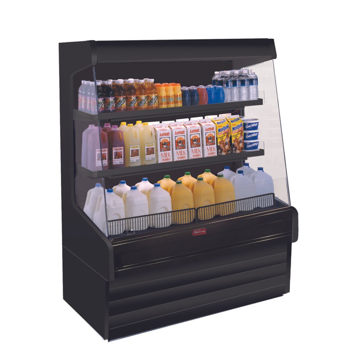 63" W x 60" H x 30" D Howard McCray Open Merchandiser Cooler