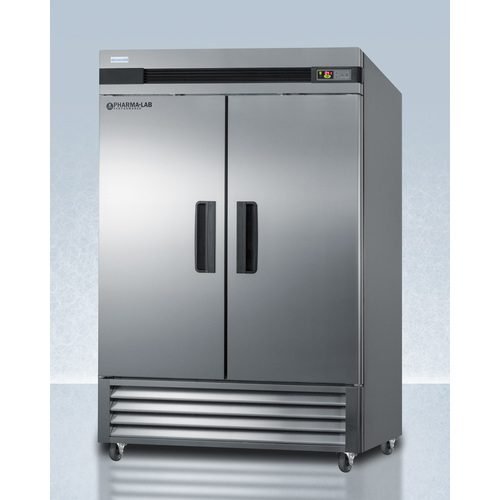 Medical Pharmacy 2 Door Reach-In Refrigerator Cooler 49 CuFt