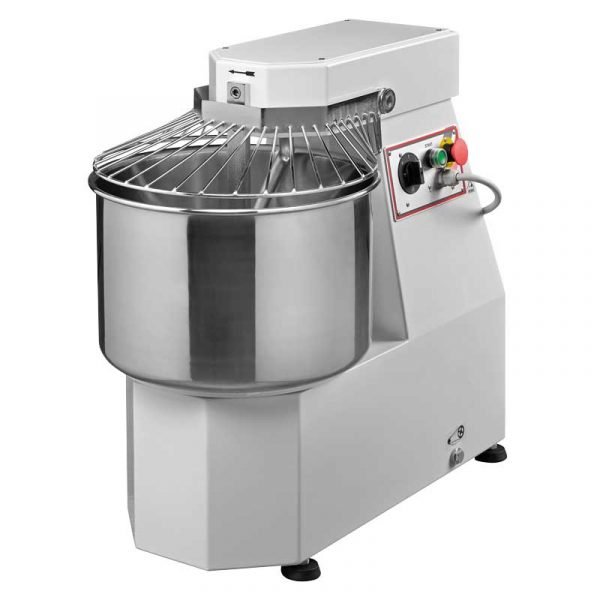 24 Quart Spiral Dough 2 Speed Mixer Heavy Duty Commercial Countertop 220V 13166