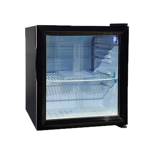 1.84 CuFt Omcan Countertop Black Cooler Display Fridge 16" Wide 52L 44496