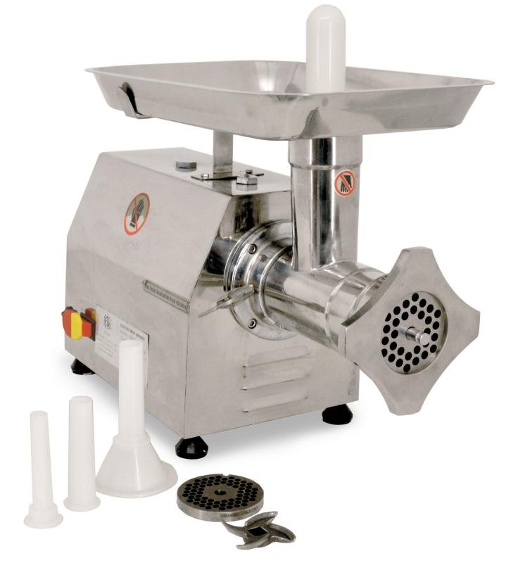 #22 Stainless Steel Meat Grinder with 1.5 HP Motor 23626