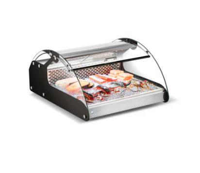 Clearance New 28" Countertop Curved Glass Refrigerated Display Case Cooler Cold Zone With 90L Capacity CZ-CW-118-CL
