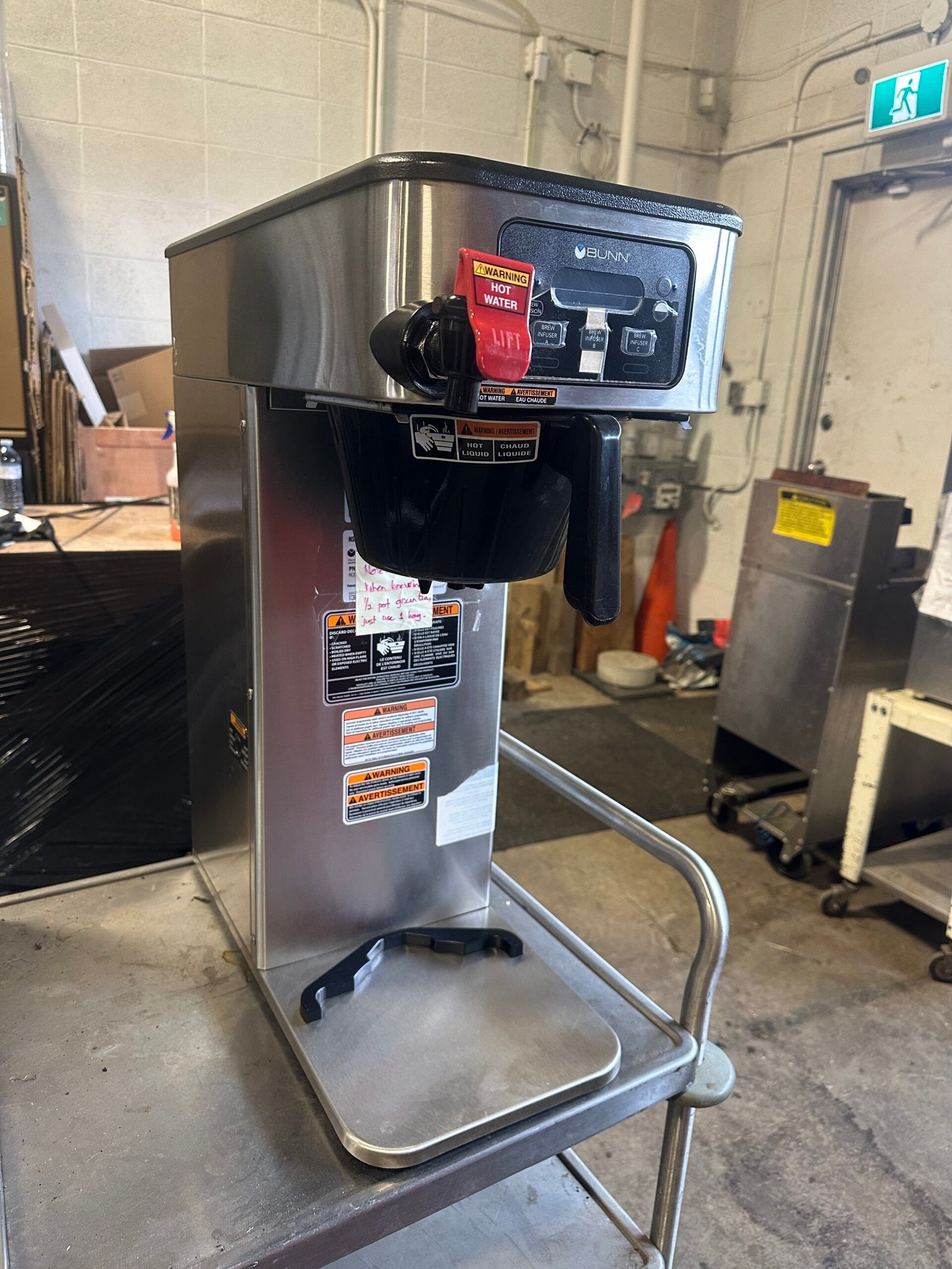 Bunn Infusion Series Coffee Brewer with Hot Water Tap x 2 ICB-DV-C-CL
