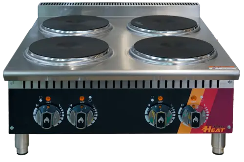 EFI 2 Burner Electric Hot Plate HHP24-4B-ELC-V