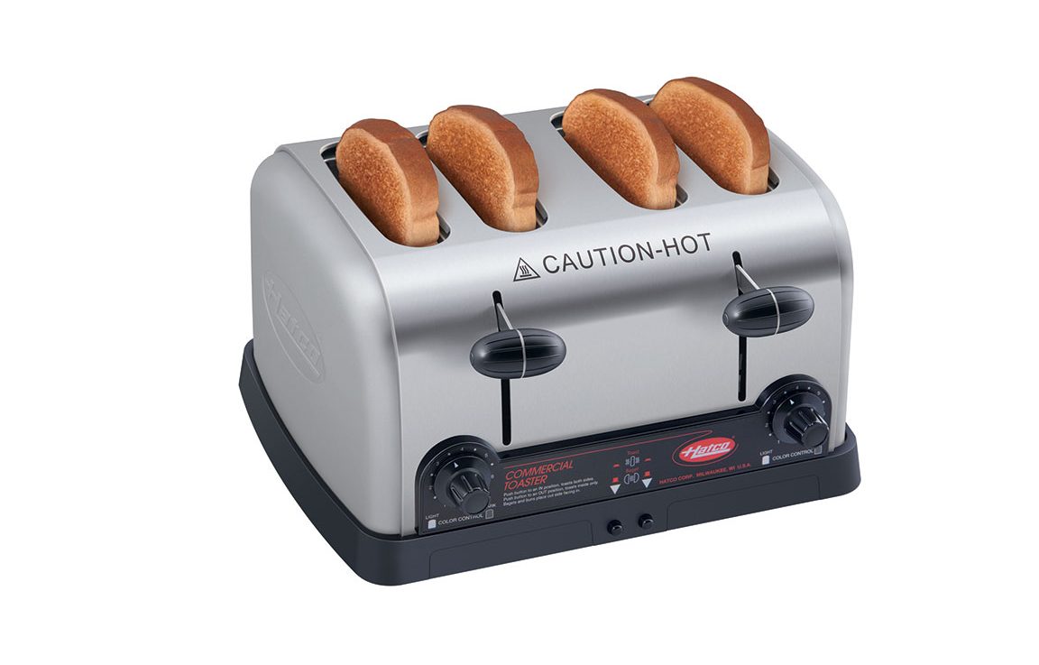 Hatco Commercial 4-Slot Pop-Up Toaster TPT-208-V