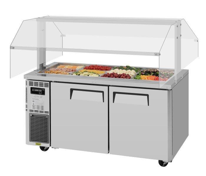 Turbo Air 60" Commercial Refrigerated Buffet Cold Table / Salad Prep Station JBT-60-N-V