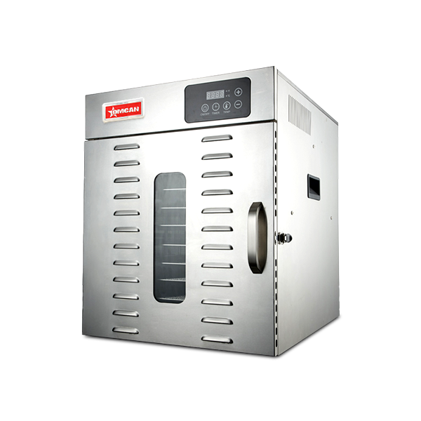 Omcan Stainless Steel Food Dehydrator with 12 Trays & Digital Control 47446