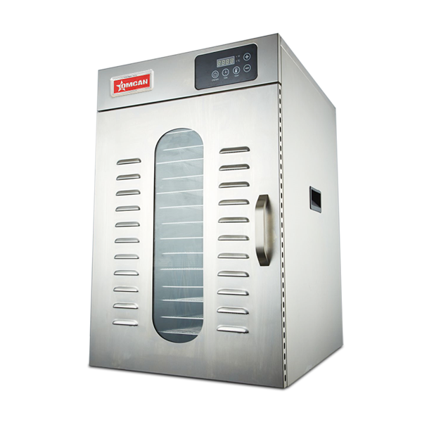 Omcan Stainless Steel Food Dehydrator with 16 Trays & Digital Control 47557