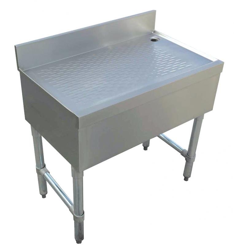 Omcan Stainless Steel Bar Drainboard 18-gauge 304 43472