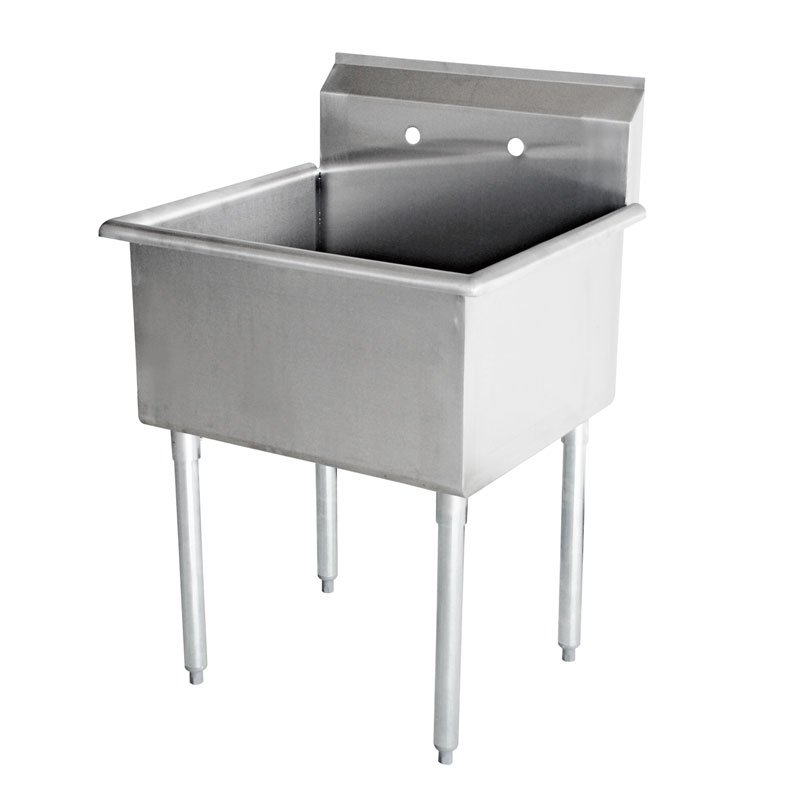 Omcan One Compartment Budget Sink 18″ x 18″ x 13″ 22121