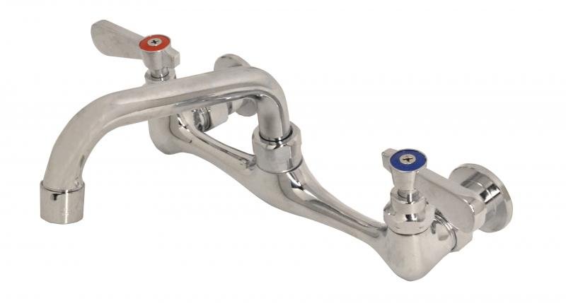 Compartment Sink 8" on Center Faucet Taps with 6" Spout for One Tub Sinks and Blender Station 39254