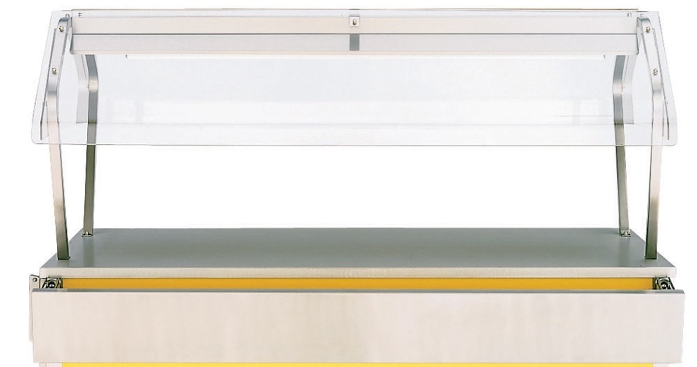 Economy Classic Buffet Breath Guard 46-inch 3 Well or 3 Pan 36301