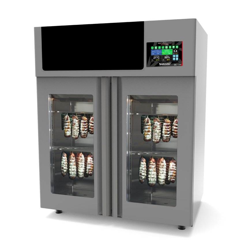 Omcan StagionelloEvo® 60 kg Curing Cabinet with ClimaTouch® and Fumotic® 44954