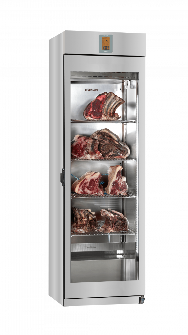 Omcan Primeat 2.0 Meat Edition Preserving and Dry Aging Cabinet 176 Lb/80 Kg Standard – Silver 47117