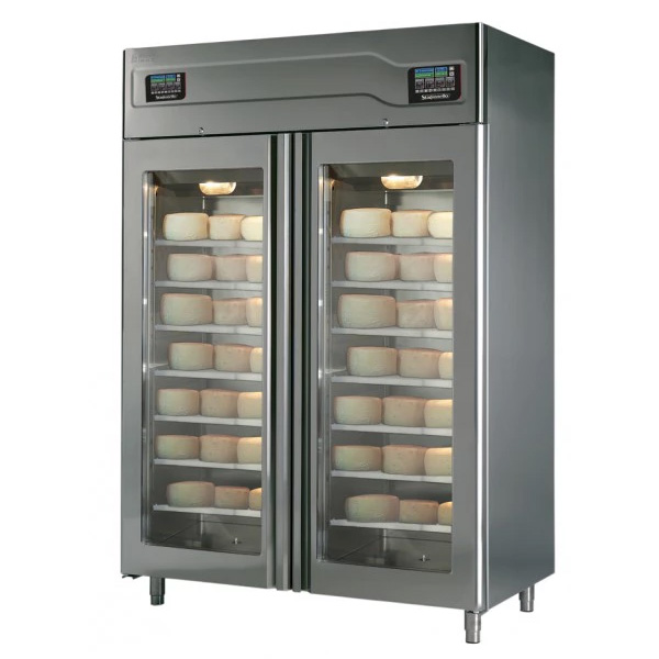 Omcan Affinacheese® Twin 100 + 100kg with ClimaTouch® and Fumotic® 45520