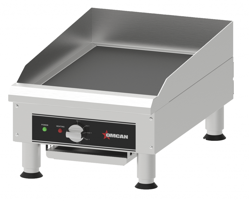 14-inch Electric Charbroiler with Grill and Griddle Plate Attachments – 3.6 KW, 240 V 49885