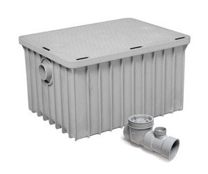 Endura Grease Trap Interceptor 70lbs 35GPM with 3" Connector 3935A03-V