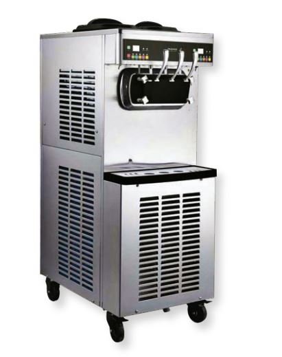 Soft Serve Ice Cream Floor Standing Machine 2 + 1 Twist Flavors S970FAP2