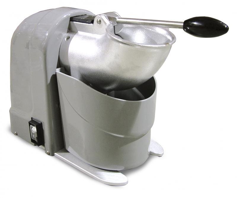 Omcan Ice Shaver with Plastic Ice Tray Container and 0.30 HP Motor - 17137