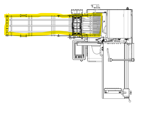 Bizerba VSI 600MM-C VSI 330F 600MM Carriage ONLY for VSI vertical slicer