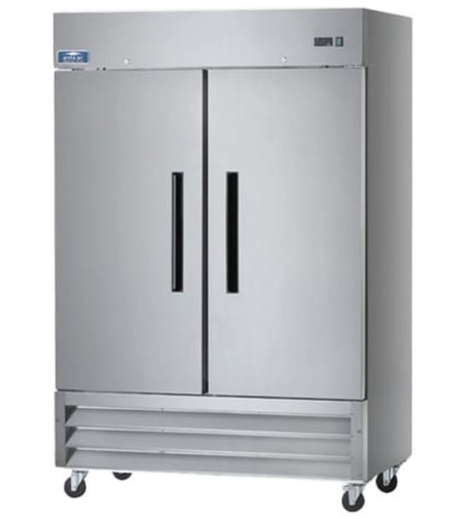 Arctic Air 49 CuFt 2 Door Solid SS Reach-In Refrigerator Cooler AR49