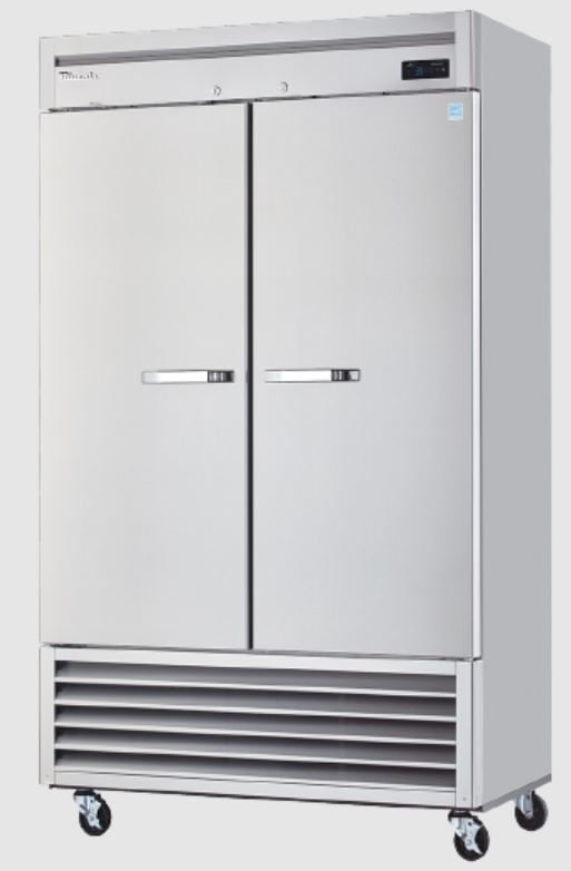 Blue Air 49 CuFt Bottom Mount Solid 2 Door SS Reach-In Freezer BSF49-HC