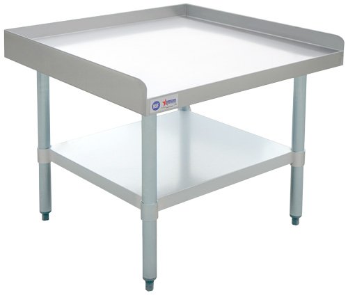 30″ x 30″ Stainless Steel Equipment Stand with Galvanized Undershelf and Legs 22058
