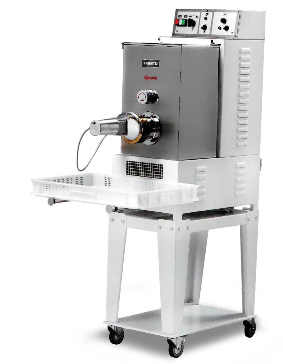 Trento Heavy-Duty Pasta Making Machine, 13 lb (6 kg) Floor Model, 1 HP, 220 V, 1 Phase 13397