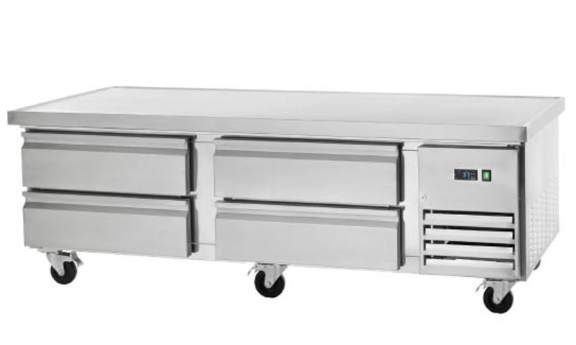 Clearance Arctic Air 72" Chef Base 4 Drawers Refrigerated ARCB72