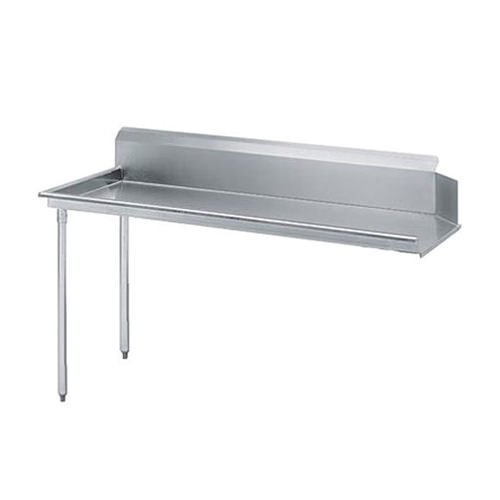 72" Stainless Steel Left or Right Clean Dish Table with Back Splash SICT72