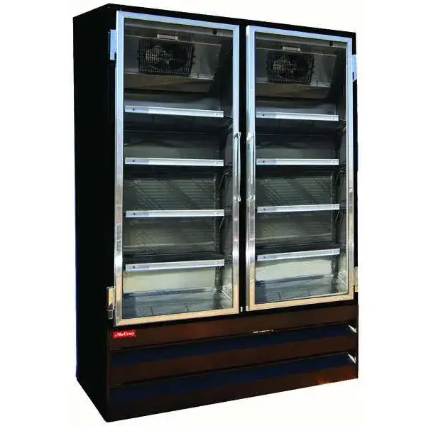Howard McCray Freezer Frozen Foods Merchandiser Two Door Freezer 42 Cu. Ft. Capacity GF42BM-B-FF
