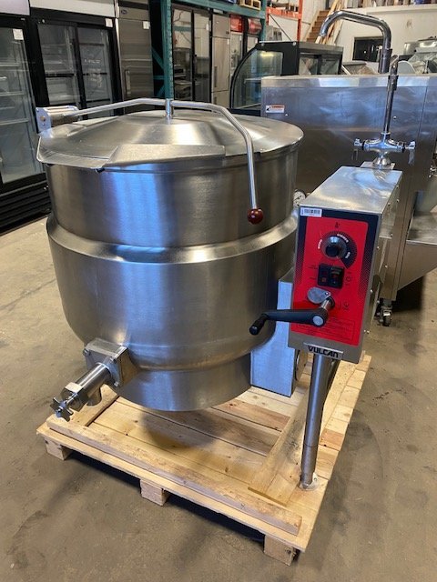 Used Restaurant 60 Gallon Electric Tilting Steam Kettle K60ELT 3 Phase