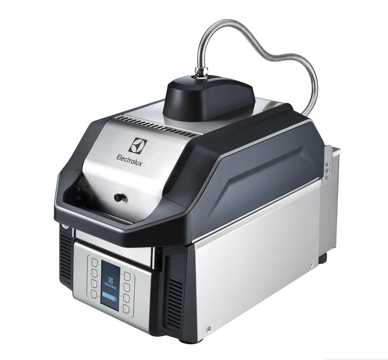 Used Electrolux Cooking Sandwich Press w/ Cast Iron Ribbed Top & Smooth Bottom Plates - 208V, 1 Phase