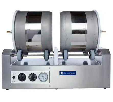 Double Chamber 25lbs Meat and Seafood Vacuum Churn Marinate Lumar Ideal LU-2X25S