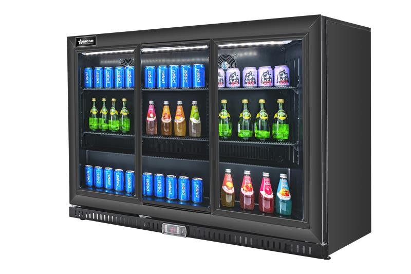 54" Back Bar Beverage Cooler with 3 Sliding Glass Door and 328 L / 11.6 cu.ft. capacity 48469