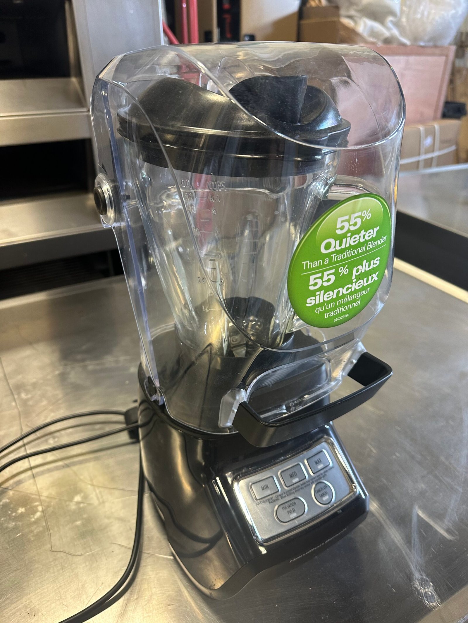 Hamilton Beach Commercial Used Quiet Blender 53600C-CL